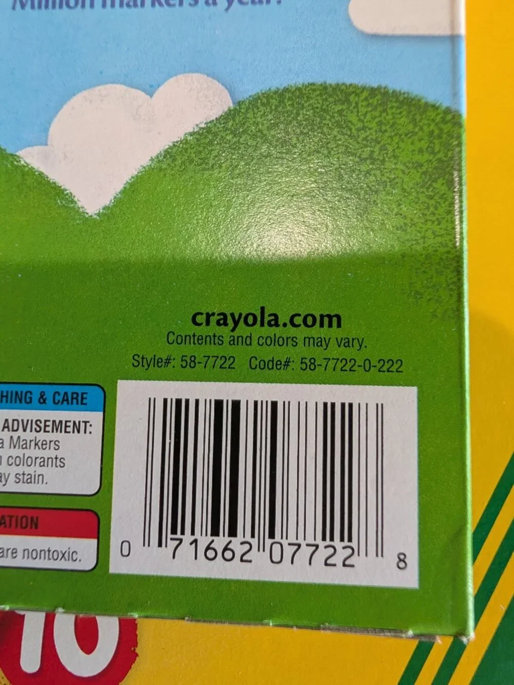 Crayola Broad Line Art Markers Classic Colors 10 Count - Pack of 12 (120 Markers